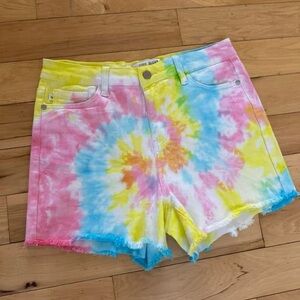 Judy Blue tie dye shorts. Size medium. Has some stretch! So cute! Only worn once